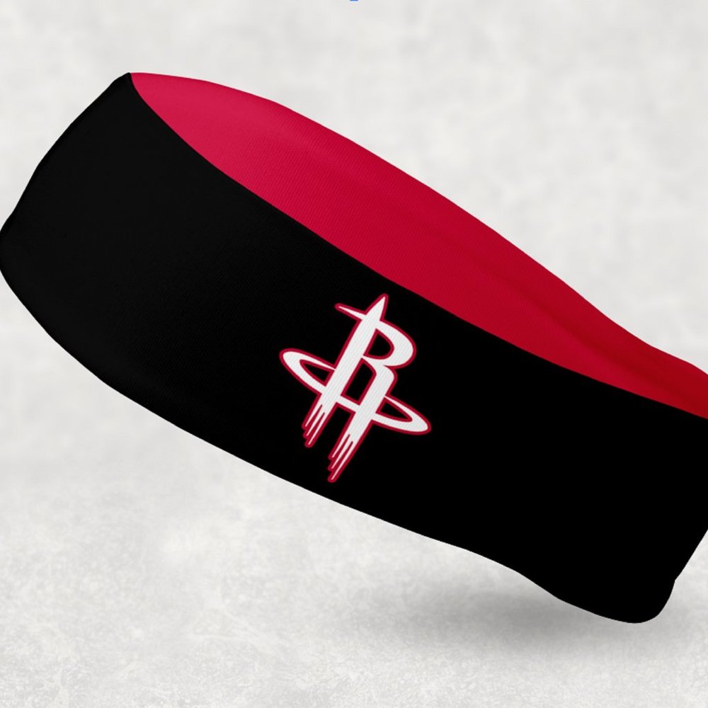 NEW - Reversible Houston Rockets Headband - Picture 2 of 2